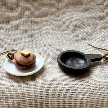 pancakeピアス(イヤリング、アレルギー対応フック可)のコピー