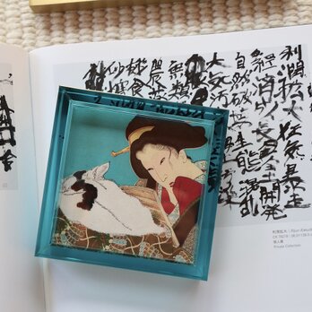「猫と女性」No.1