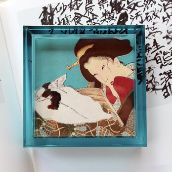 「猫と女性」No.1