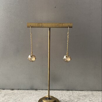 Vintage 00s retro champagne bijou swing pierce