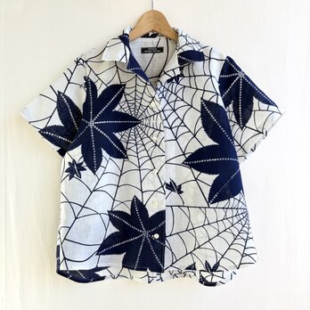 浴衣アロハシャツ　Aラインシルエット