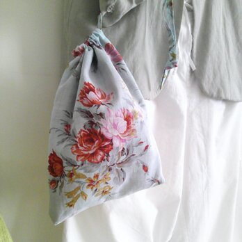 花cotton×linen pouch
