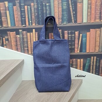 【sale】【デニム】トートバッグ：インディゴ【0919】