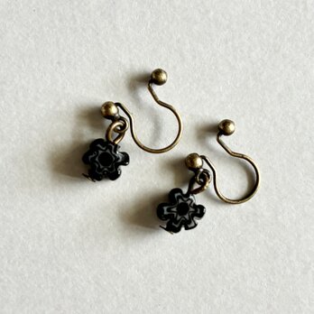 ノンホールピアス No.1234ブラック