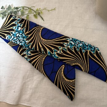 ハンドメイド☆アフリカ柄バックスカーフ