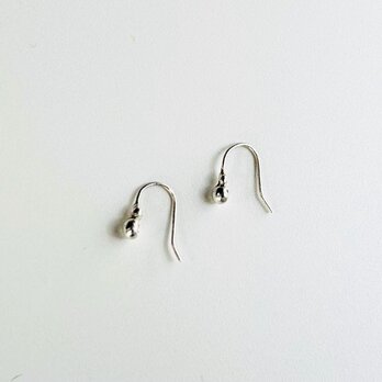 銀のつぶ　普段着ピアス　silver950
