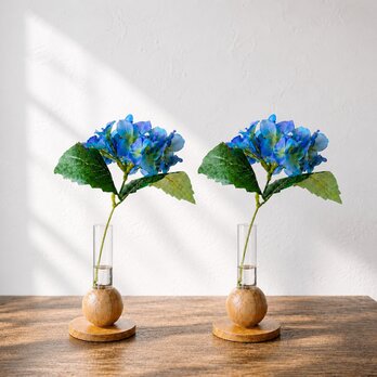 【６月の花】本物みたいな紫陽花　blue マジカルウォーター　インテリアフラワー