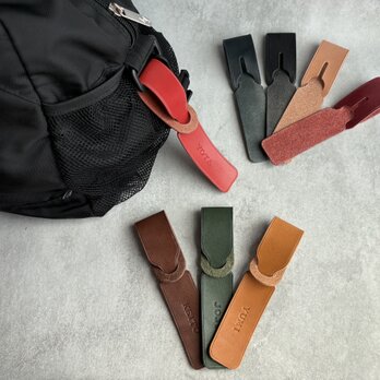 栃木レザーのラゲッジタグ　【選べる革】【名入れ可】本革　ネームタグ　荷物タグ　トラベルタグ　名札