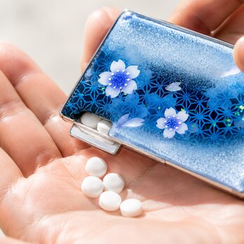 ミンティアケース 『可』 和柄 和風 和雑貨 桜 工芸 職人 手作り ハンドメイド 送料無料 名入れ プレゼント ギフト
