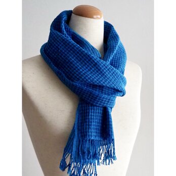 手織りのリネン×コットンシルク mini stole -a-