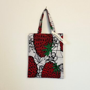 Tote bag　S　-strawberry red-