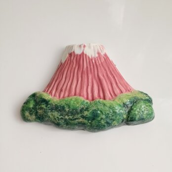mountain　陶器の壁飾り　オブジェ