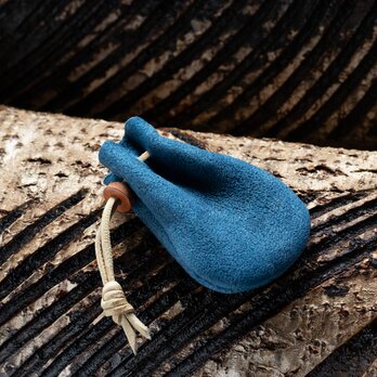 ふくろ・巾着 #革紐 ハンドメイド・アンティーク・ヴィンテージ作品