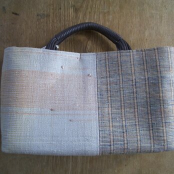 紬織りハンドバッグ
