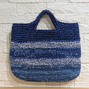 さき編みバッグ☆ハンドメイド☆リメイク 裂き編みバッグ ハンドメイド・アンティーク・ヴィンテージ作品一覧