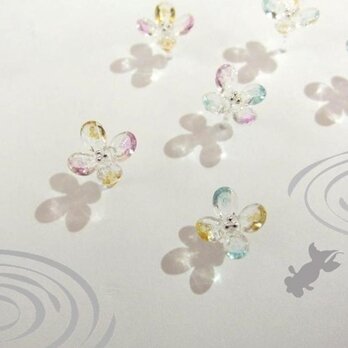 硝子の花のピアス 【和】※受注制作