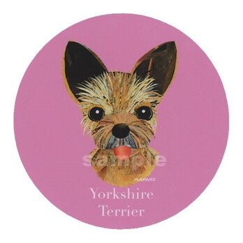 ヨークシャー テリア《犬種名ステッカー/小型犬》の画像