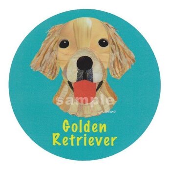 ゴールデン レトリバー《犬種名ステッカー/大型犬》の画像