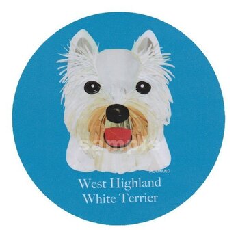 ウェスト ハイランド ホワイト テリア《犬ステッカー/小型犬》の画像