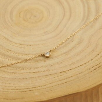 Necklace -Diamond,18KGの画像