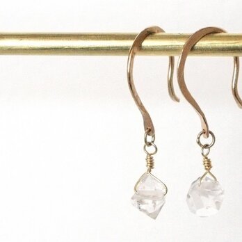 K10 Herkimer Diamond Earringsの画像