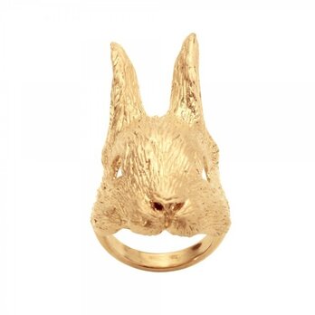 AnimalFaceRing ウサギ gold