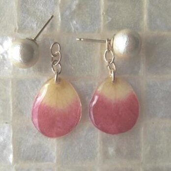 14kgf*コットンパール＆バラピアス