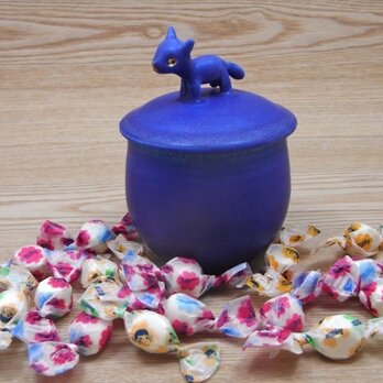 キャンディーBOX・コバルトブルー・ネコA