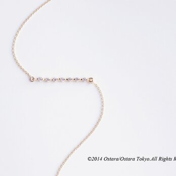 【14KGF】Bracelet,Cubic Zirconia Barの画像