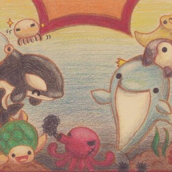 イラスト☆海の仲間たち