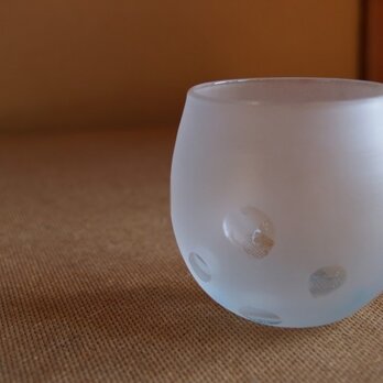 水玉グラス（大きいドット）