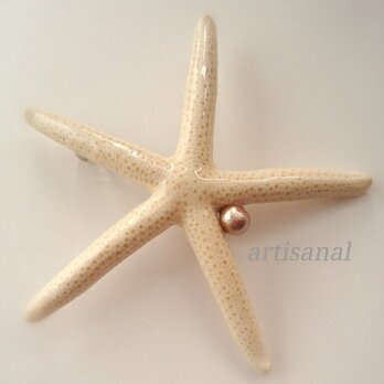 ヒトデ バレッタ/ナチュラルカラー