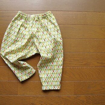 SALE！ちびっ子ハーフパンツ*グリーン柄*90cmの画像