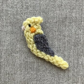 オカメインコ＊ブローチ