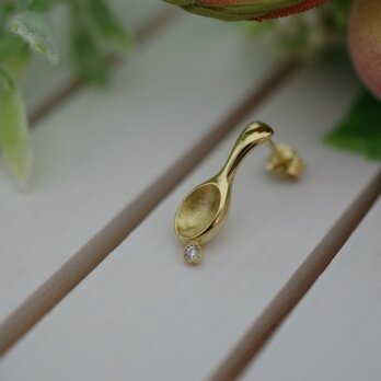 spoon pierced earrings 2の画像