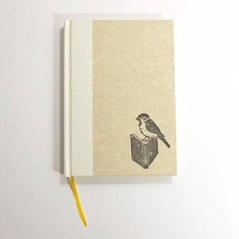 すずめ家ノートL 04　白×むぎいろ