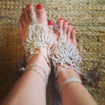 barefoot sandal(white)の画像