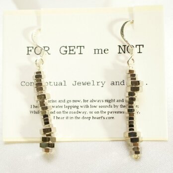 Silver925ナットピアス