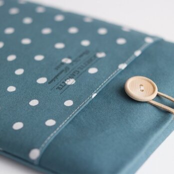 タブレットケース iPad Air 10インチ ドットブルー