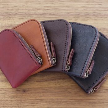 日本製タンニンなめし革のミニ財布 ／ ４色の画像