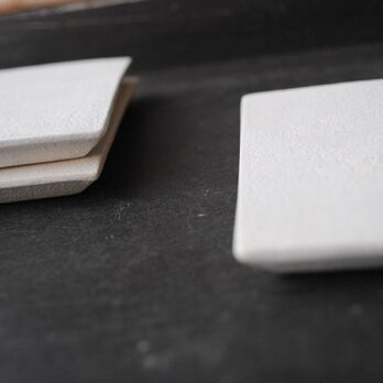 白化粧　プレート（角）