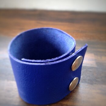 ■幅広■ブルーブレスレット