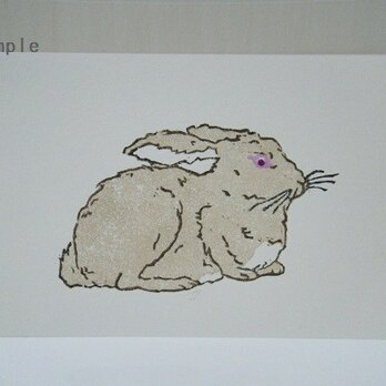 葉書〈Rabbit－2〉の画像
