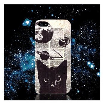 宇宙ネコプリントケース iPhone16 〜各種 Androidの画像