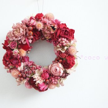 4seasons wreath * Fauchon pinkの画像