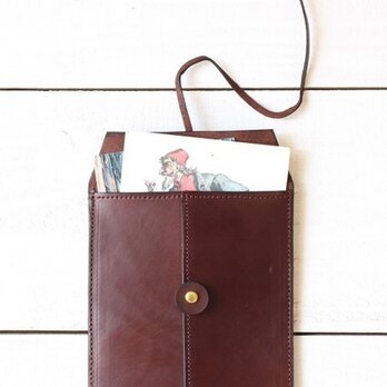 ほろ苦いチョコレートのipad mini収納ミニ革封筒