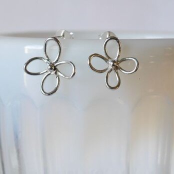 ★再販★Flower　Pierce（silver)の画像