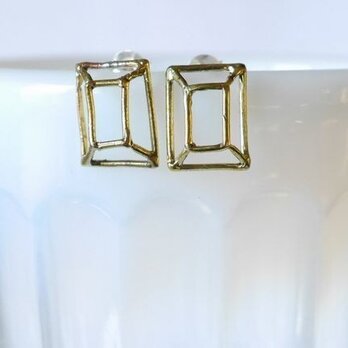 Rectangle Pierce(brass）の画像