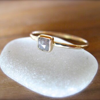 アイスグレーダイヤモンドリング１４k