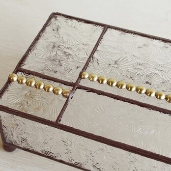 小菊もようのアクセサリーボックス